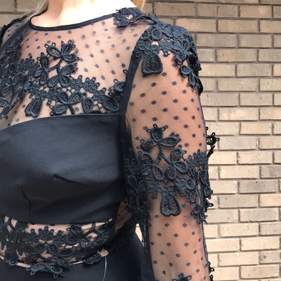 NWT Bronx & Banco “Flamenco” Lace Fit/Flare Dress - Picture 6 of 7